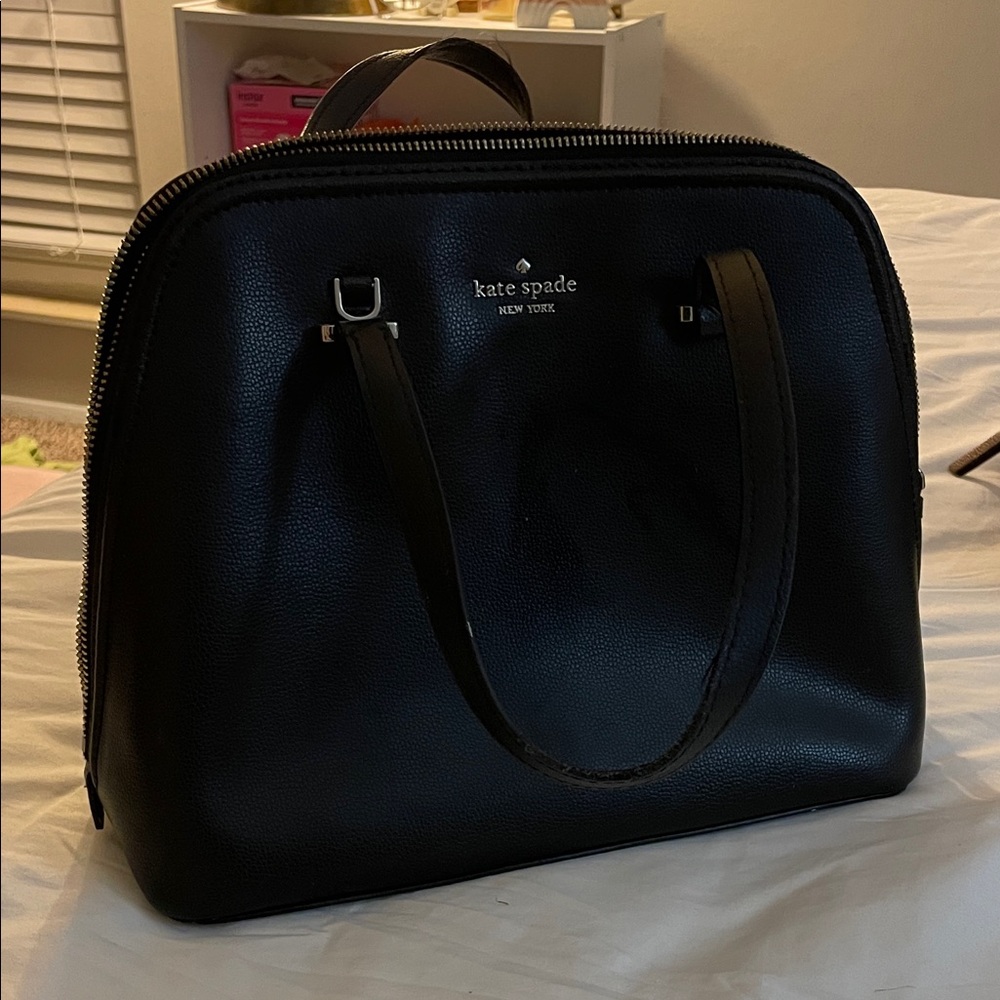 Kate Spade Black Leather Tote